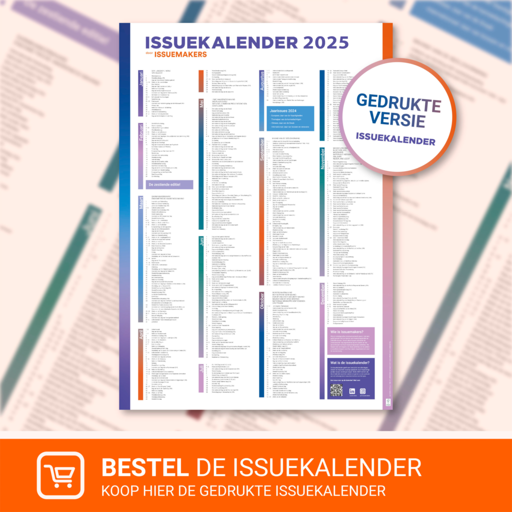 Issuekalender 2025 (Gedrukte Versie) Webwinkel Issuemakers